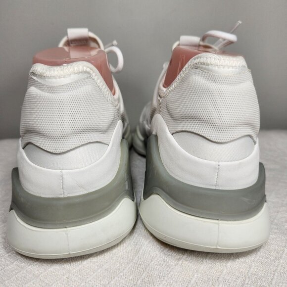 Ecco Womens Size 41 10-10.5 Silver White Elo Comfort Athletic Shoes Sneakers 358 - Picture 4 of 9